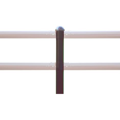 MORION Systemgeländer CLASSIQUE Standrohr 60/1330 rot-weiß lackiert (1/5)