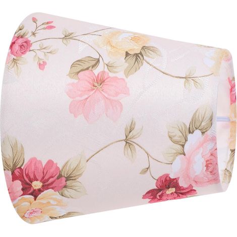 Abat Jour de Rechange en Tissu Fleuri Style Simple et Élégant, Léger et Résistant pour Lampe de Table Suspendre, pour Salon et Salle à Manger (1/5)