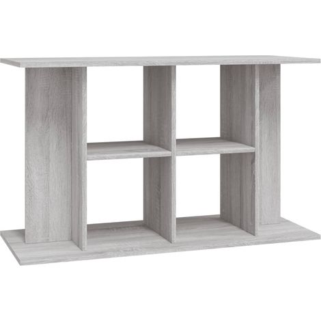Support pour aquarium Meuble pour Aquarium sonoma gris 100x40x60cm bois d'ingénierie CFW60724 (1/5)
