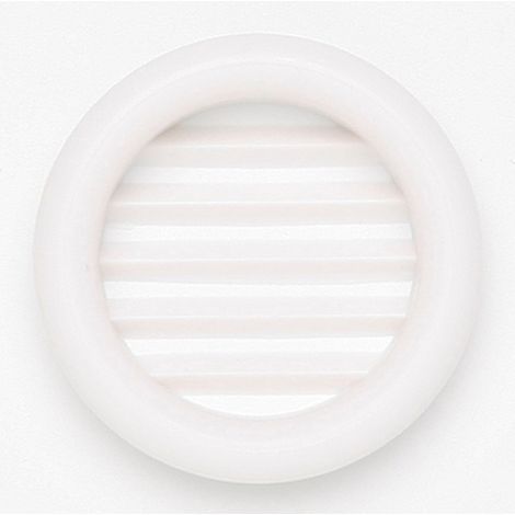 CENTRALE BRICO Lot de 4 grilles d'aération abs naturel Diam.4 cm (1/2)