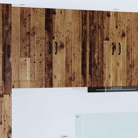 Wall Cabinet LUCCA Old Wood 40 x 31 x 80 cm Engineered Wood vidaXL