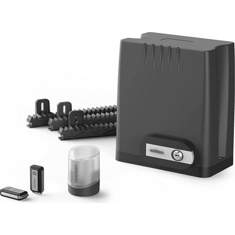 KIT CANCELLO SCORREVOLE 500 KG 24 VOLT COMPLETO CREMAGLIERA AVIDSEN AUTOMAZIONE 114460 (1/5)