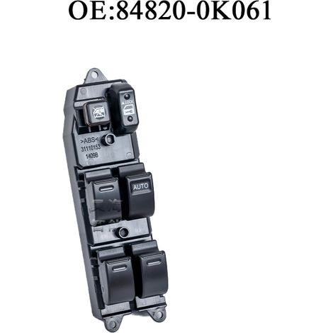 Part number 84820-0K061 is suitable for electric window switches in Toyota Corolla vehicles.--DTEKGAZ (1/4)