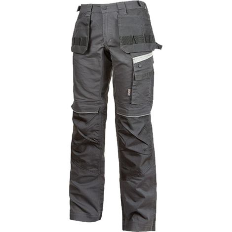 Pantalón de trabajo multibolsillos U-Power Gordon - 62 (EU) - Antracita