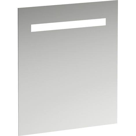 Miroir Run Leelo avec éclairage LED horizontal intégré, cadre en