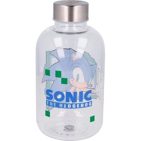 Sonic The Hedgehog 620Ml Glass Bottle For Drinks