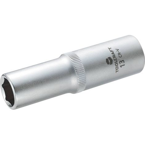 Douille 6 pans extérieurs 13 mm Longueur: 77 mm TOOLCRAFT 816176 Propulseur: 1/2" (12.5 mm) 1 pc(s) (1/2)