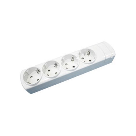 Base multipla 4 prese Schuko Bianco 36.121/sc (1/3)