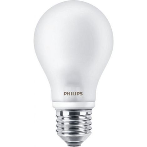 Philips lampada a goccia led corepro ledbulbnd 7-60w e27 a60 827 classe di efficienza energetica e incaled60g2