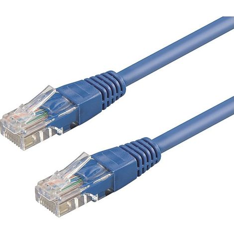 WP WPC-PAT-6U020B Netzwerkkabel Blau 2 m Cat6 U/UTP (UTP)