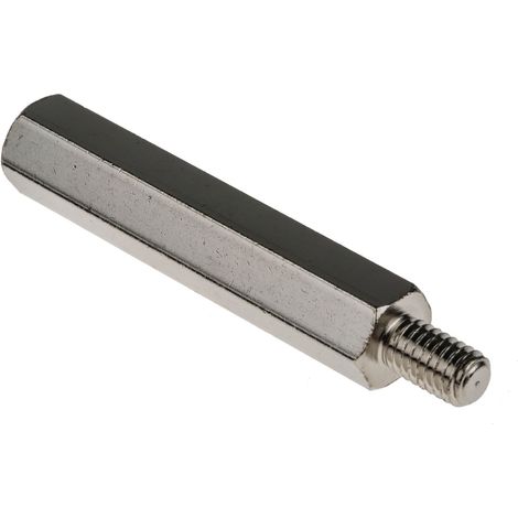 Entretoise filetée RS PRO, longueur 50mm, Mâle / Femelle, M6 x M6 ( Prix pour Sachet de 50 ) (1/3)