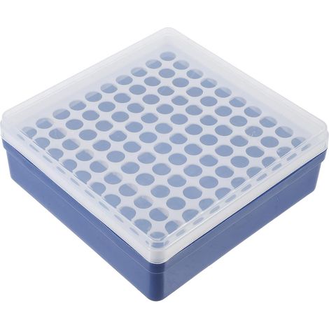 Organisateur de Tubes à Essai en Plastique Vert Léger 100 Trous pour Tubes Centrifuges 1,5 Ml, pour Laboratoire et Environnement Éducatif (1/5)