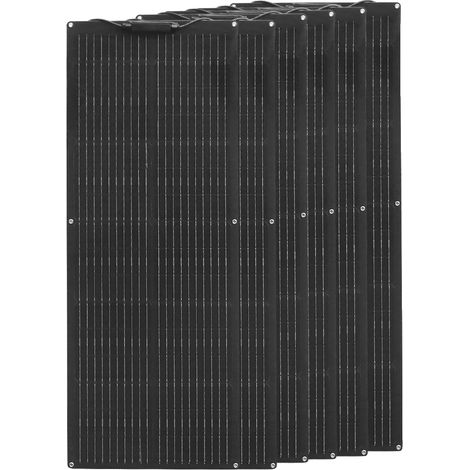 Panneau Solaire Flexible, Design Semi-Flexible, Haute Efficacité 24%, Convient pour une Utilisation en Extérieur (1/2)
