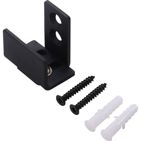 Guide de sol pour porte de grange, guide de porte coulissante en bas, guide de porte coulissante de grange, guide de sol robuste pour porte coulissante, rails de porte de placard coulissants (1/5)