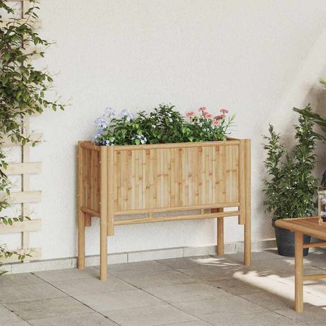 Hochbeet Braun 90 x 35 x 70 cm Bambus