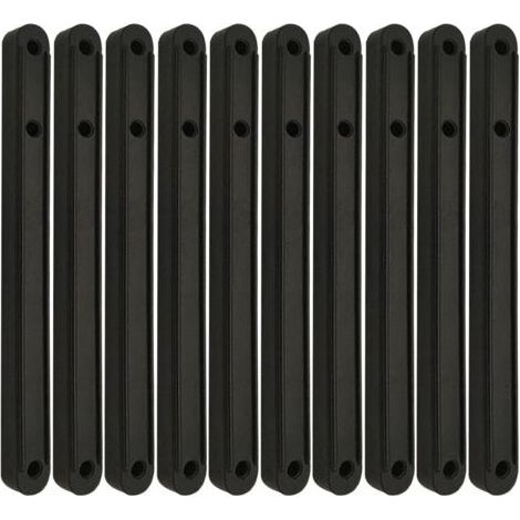 (noir, 180 mm)Glissières de tiroir en plastique, rails de guidage de boîtier de tiroir en plastique, rails de guidage d'armoire glissières, pour tiroir de meubles (1/5)