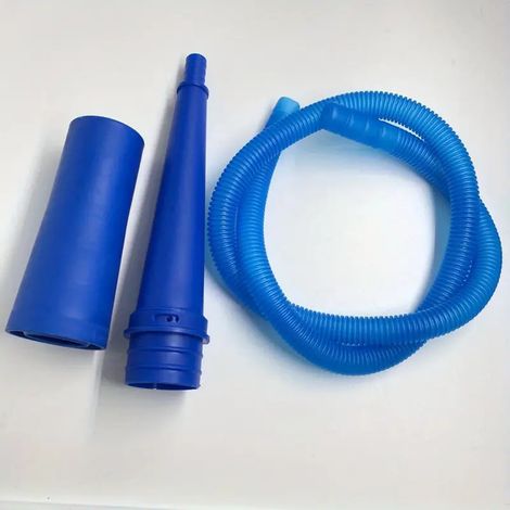Kit de nettoyage pour conduit de sécheuse avec embout pour aspirateur – Nettoyeur de peluches flexible pour sécheuse