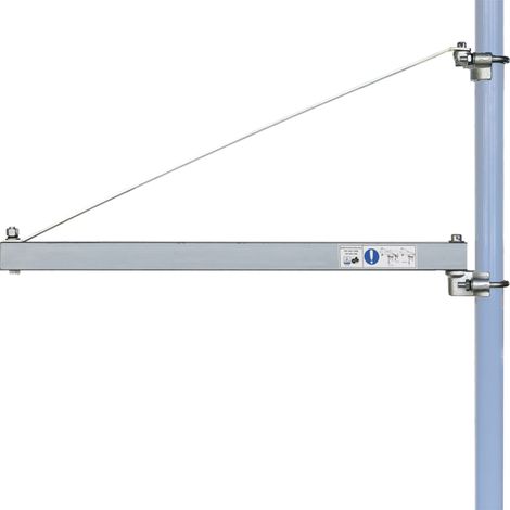 Fervi – Potence bras pivotante pour palan électrique 750 mm – Charge 300 kg – Pour chantiers humides – SKU 236