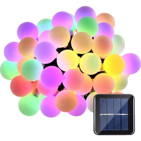 Guirlande Lumineuse Solaire - 60 Led - 11 M - Etanche Ip65 - 8 Modes - Jardin Extérieur Fête Noël Halloween - 1 Piece (1/5)