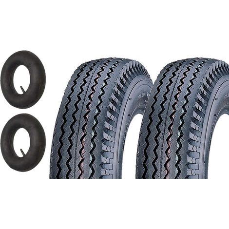 2 CAMERE d'Aria + 2 Pneumatici COPERTONI 4.00-10 RINFORZATI 6PR GOMME 69N per Ruote Carrello RIMORCHIO APPENDICE
ASIN: B07VRDCW5D Union