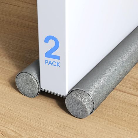 Boudin de porte coupe-vent coupe-vent réglable double face gris (1/5)