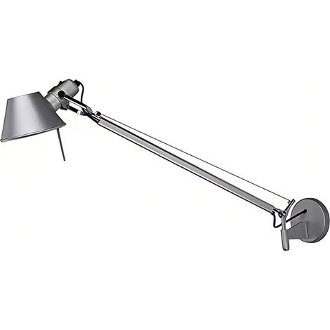 Applique murale de chevet avec bras réglable， Lampe de lecture orientable en métal pour chambre à coucher， Salon， Bureau – Douille E27， 3 Températures de couleur (3000K/4000K/5000K) (1/5)