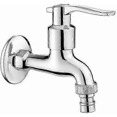 Robinet d'arrosage chromé extérieur 1/2" BSP -a (1/5)