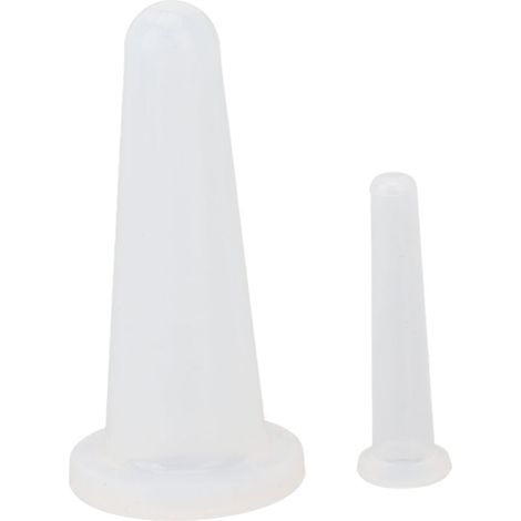 Kit de Ventouses en Silicone 2 Pièces, Masage par Vide pour Visage, Soins à Domicile (1/5)