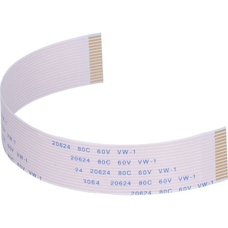 Câble FFC 16P 1x135mm plaqué or, surface plastique pour tête laser EC101 SFP10IN CD VCD