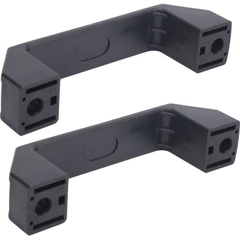 2pcs Nylon Plastic Machine Tool Industrial Equipment Square Handle 8.5120mm (1/5)