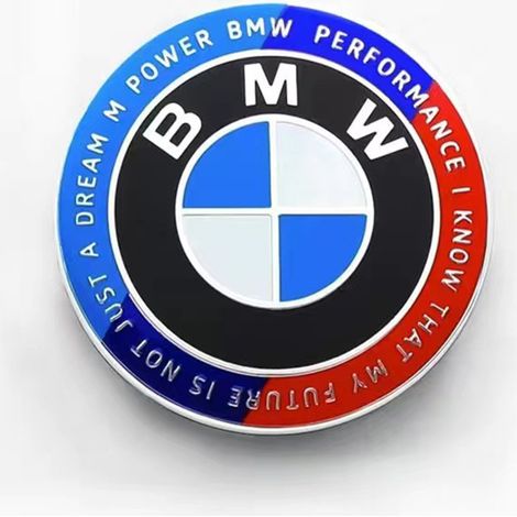 Cache-Centre de Roue BMW Compatible X1 X3 X4 X5 X6 Série 1/3/5/7, Lot de 4 Pièces 56mm, Accessoire Décoratif et Protection Roue, Nouvelle et Ancienne Version, 4 Couleurs (1/3)