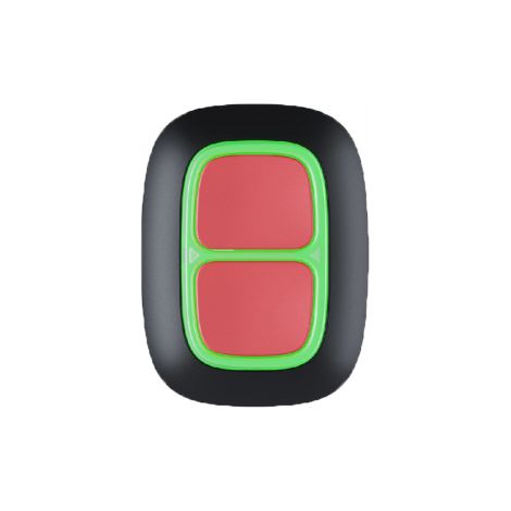 Bouton de sécurité sans fil Ajax DoubleButton Jeweller, noir 38102.79.BL1