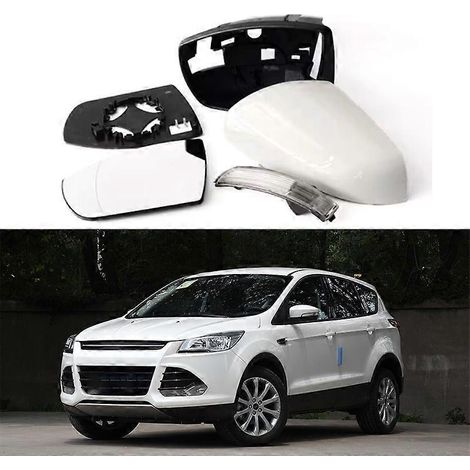 Passend für Ford Wing Tiger Rückspiegelabdeckung (13-20), Rückspiegelgehäuse, Rückspiegelglas, Blinker rechts (Beifahrerseite) – passend für 13-19 Wing Bo Rahmen