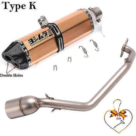 Sistema De Escape Completo Para Motocicleta, Silenciador Db Killer, Tubo Medio Delantero Para Honda Pcx125 Pcx150 Pcx 125 150 2021 - 2023( Type K) (1/5)