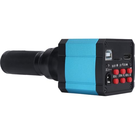Caméra microscope FHD 48MP, interface HDMI et USB, coque en aluminium, pour laboratoire et usine, alimentation AC 100-240V, prise UE (1/5)