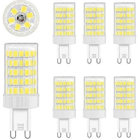 Ampoule LED G9 blanc froid, 10 W, 6 000 K, lot de 6 (1/5)
