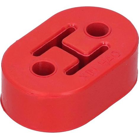 Suspension amortisseur polyuréthane antivibratoire 2 trous rouge pour pot d'échappement (1/5)