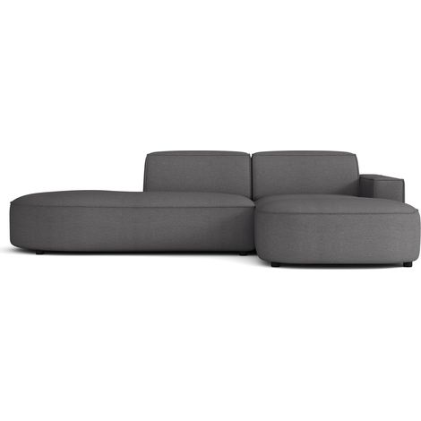 Selsey Sallmo - Canapé d'angle - 276 cm - Gris foncé (1/5)