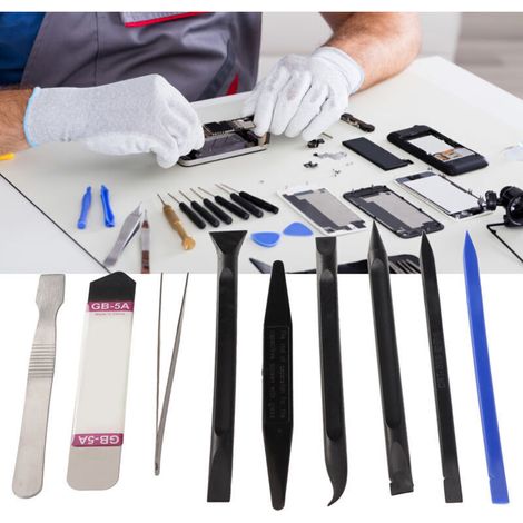 Ulisem9 in 1 Electronics Repair Tool Kit Screen Opening Tool Kit LCD Screen Opener for Mobile Phone Tablets Laptops