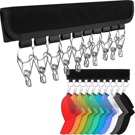 Dies ist ein multifunktionaler Kleiderständer/Hutständer/Aufbewahrungseinheit für Zuhause, an der Sie Socken, Wäscheklammern und Unterwäsche trocknen können. (1/5)