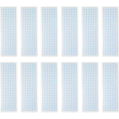 40 Stück Washi-Karten, Musterplatten, Washi-Tape-Platten, Kunststoff-Washi-Karten-15X5CM-Blue (1/3)