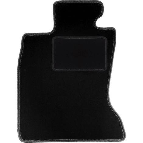 Tapicería negra mate para el asiento del conductor, compatible con: BMW Serie 7 F02 sedán (2008-2015). (1/5)