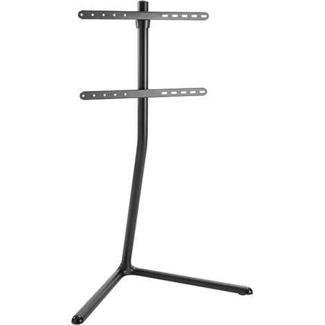 Supporto a Pavimento Nero per TV/LCD/LED/Plasma 49-70'' con Base a V, Stabilit� e Facile Installazione (1/5)