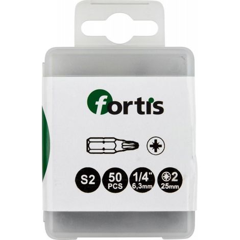 Suggerimento Bit Pz2 1/4 Din3126 C63 50Er Pacchetto Fortis