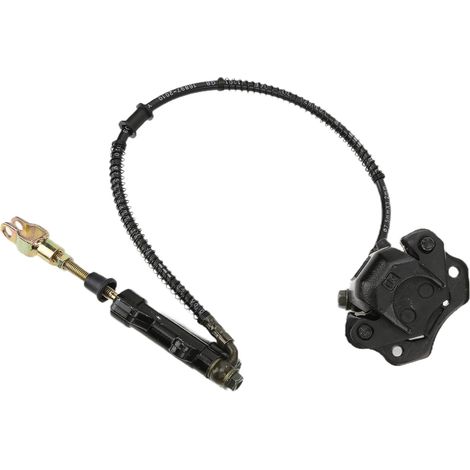 Ensemble maître-cylindre et étrier de frein arrière avec 2 plaquettes de frein de rechange pour quad Taotao Boulder B1 50-125 cm³ (1/5)