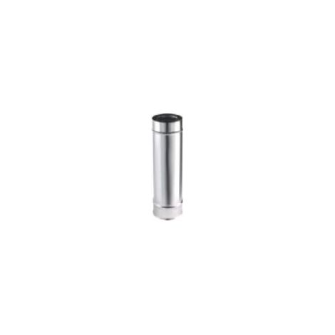 Longueur droite coaxial inox 330 mm - Øi 80 - Øe 125 (1/2)