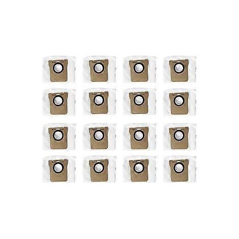 16-teiliges Set Ersatzteile für L10S Ultra S10 X10+ Plus Saugroboter: Staubbeutel, Schmutzbeutel