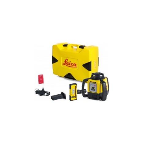 Leica Geosystems – Laser rotatif Rugby 640 – Étanche à l'eau et à la poussière – 4 vitesses de rotation – Mode sommeil pour économie d'énergie (1/8)