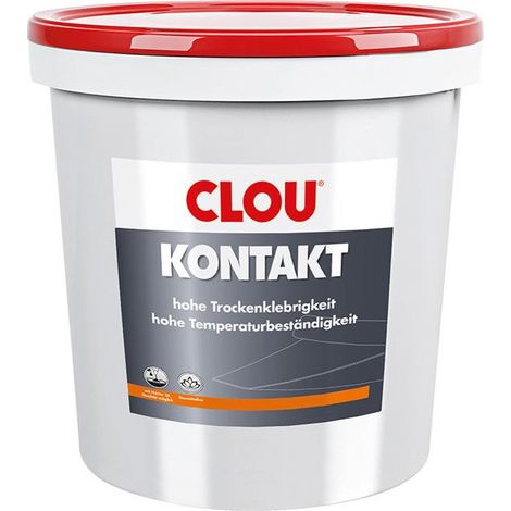 CLOU Kontakt 10 kg Adhésif en dispersion de qualité.forte adhérence à sec (1/2)