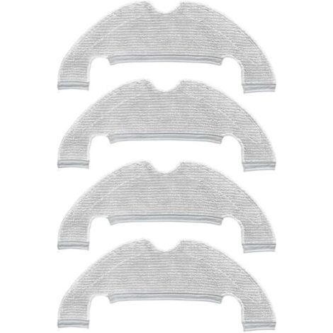 ALLIANDIS4 pièces de Rechange Chiffon de Nettoyage pour Dreame D10 Plus / Z10 Pro / L10 Plus Accessoires pour aspirateur Robot Chiffons en Microfibre (1/5)